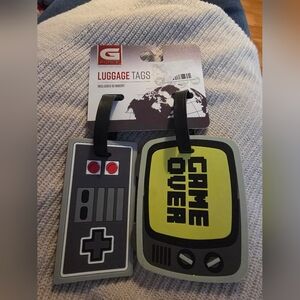 G FORCE Set of 2 Thick Rubber Luggage Tags